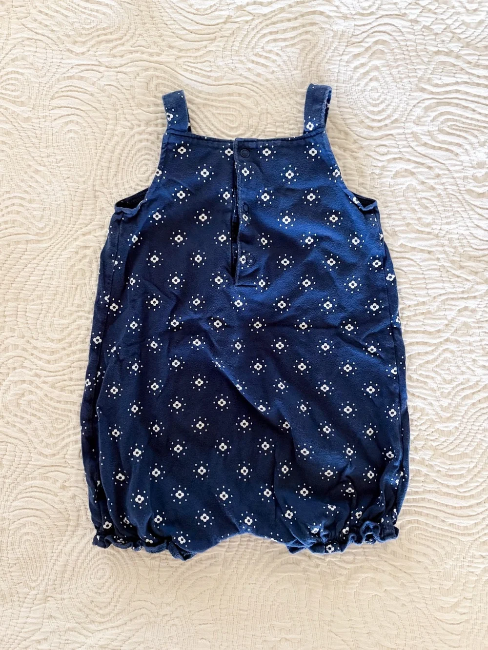 Carter’s Blue & White Bubble Rompers Set of 2